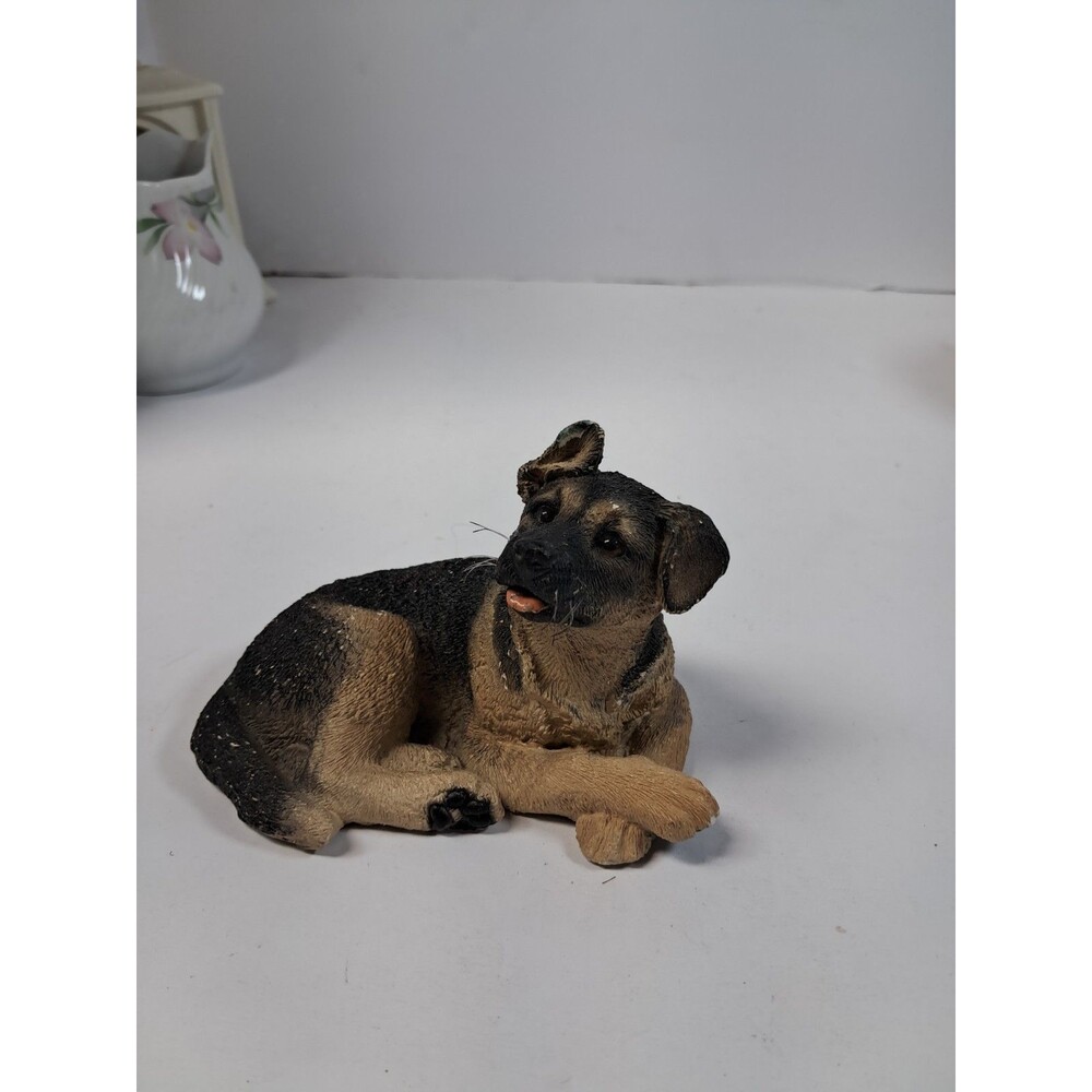 1985 "Whiskers" German Shepherd puppy figurine sculpted by Martha Carey